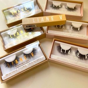 Liane V. Magnetic Lashes. Six pairs + Easy Fix Magnetic Liner! 100% Vegan Silk